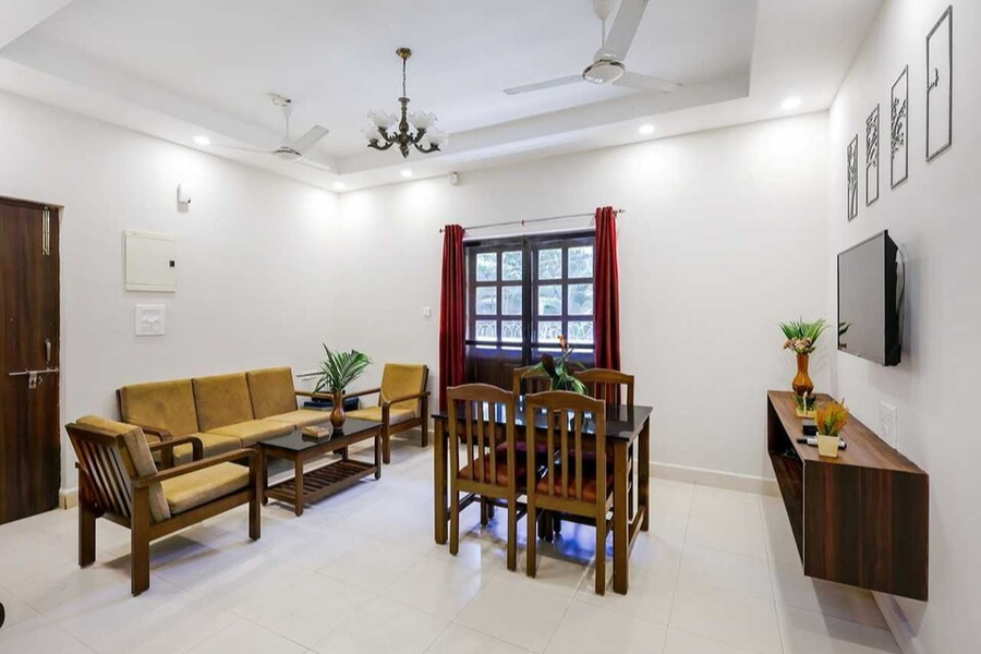 Susegad Appt. By Palette Homes | Pool | Garden,,4 star