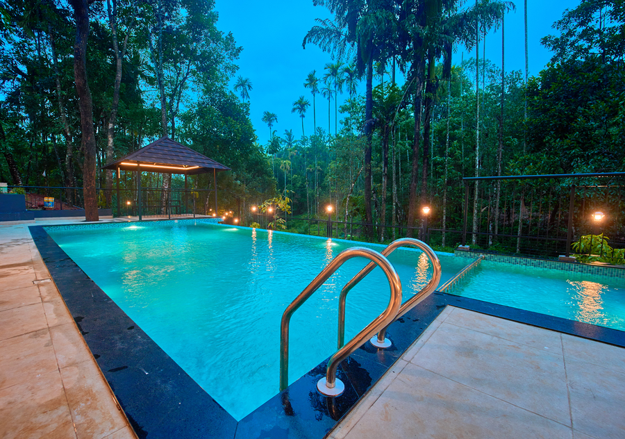 achutham banasura pool villa by voye homes