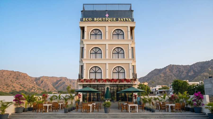 Eco Boutique Satva Udaipur (Kitchen With No-Onion No-Garlic),Sajjan Nagar, Udaipur,3 star