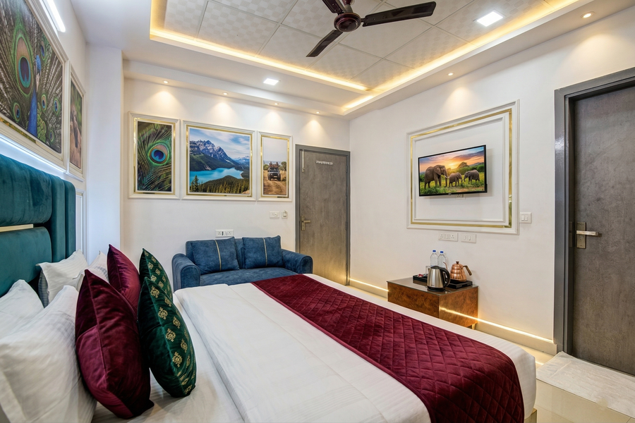 hotel cozy nest rohini metro access couple families and business travelers