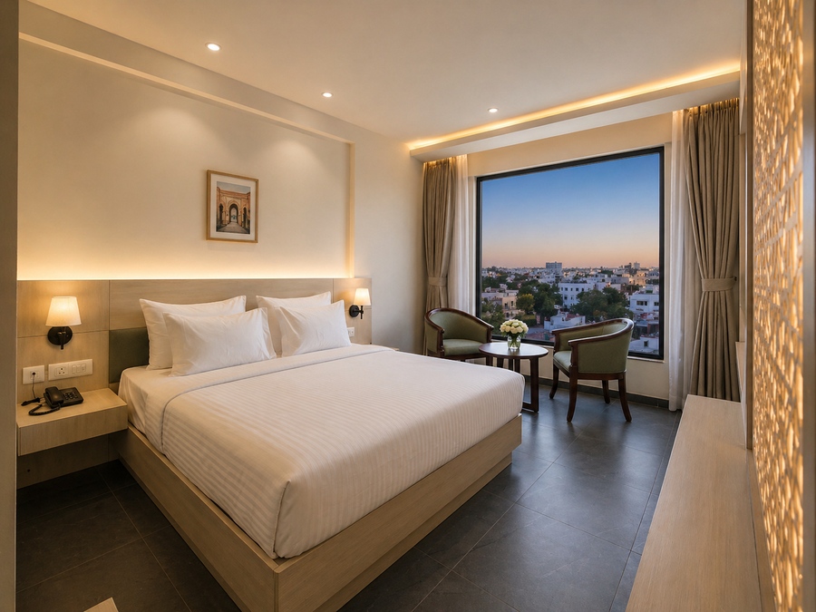 the avenor luxury hotel in jaipur
