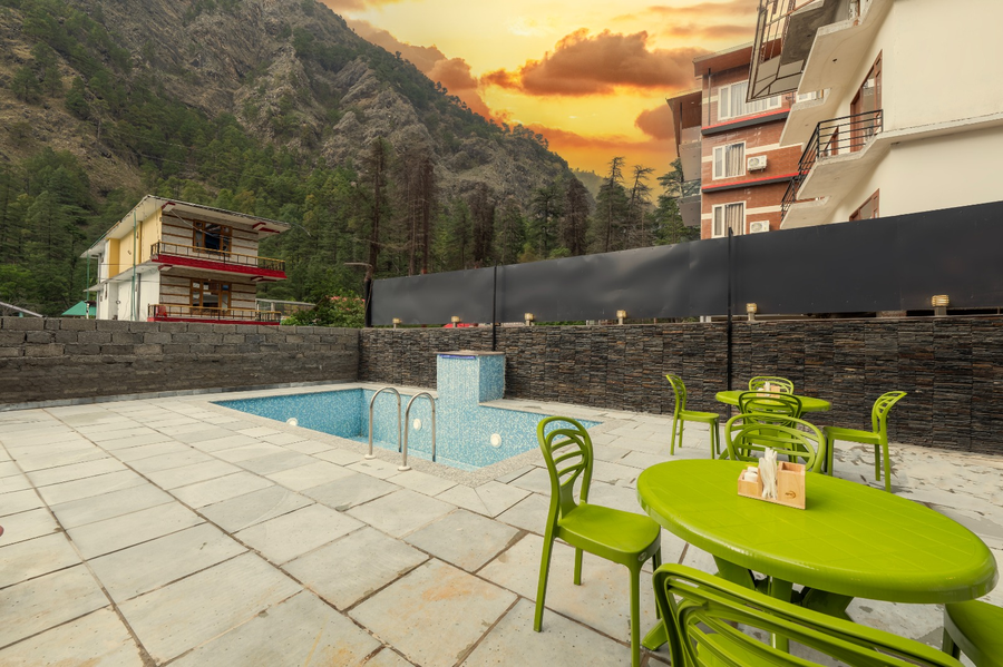 asia holiday kasol himalayas and river view resort