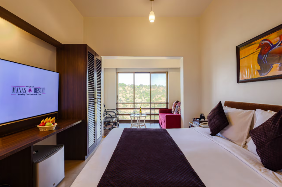 manas resort with petting zoo