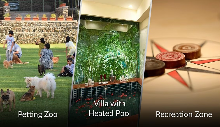manas resort with petting zoo