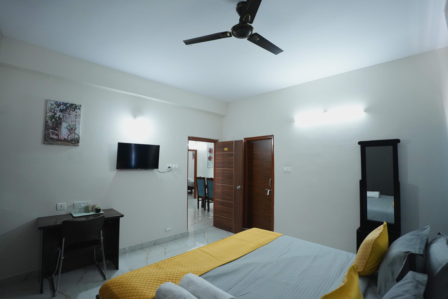 yellow bells serviced apartments hitech city