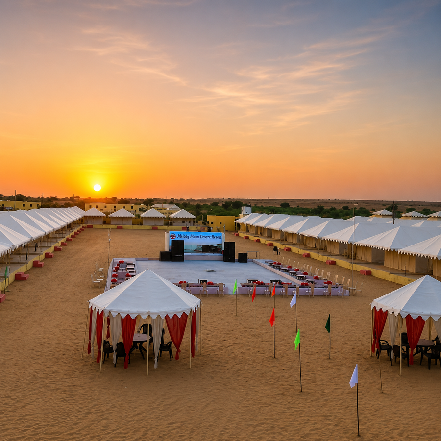 Melody Moon Desert Camp,Jaisalmer>>Dedha,3 star