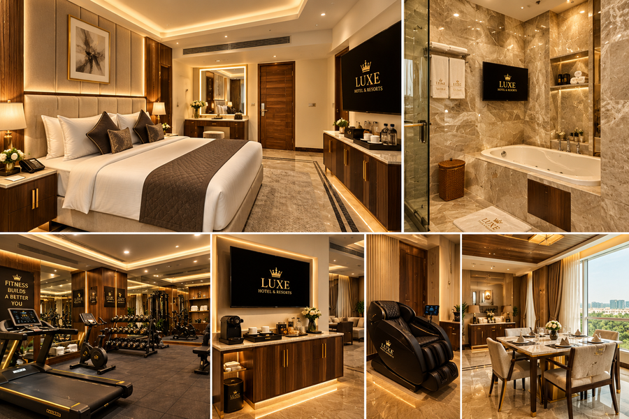 Empires Luxe Puri,Qrxm+J8h, Chakratirtha Road, Sea Beach Rd, Puri, Odisha 752002,5 star