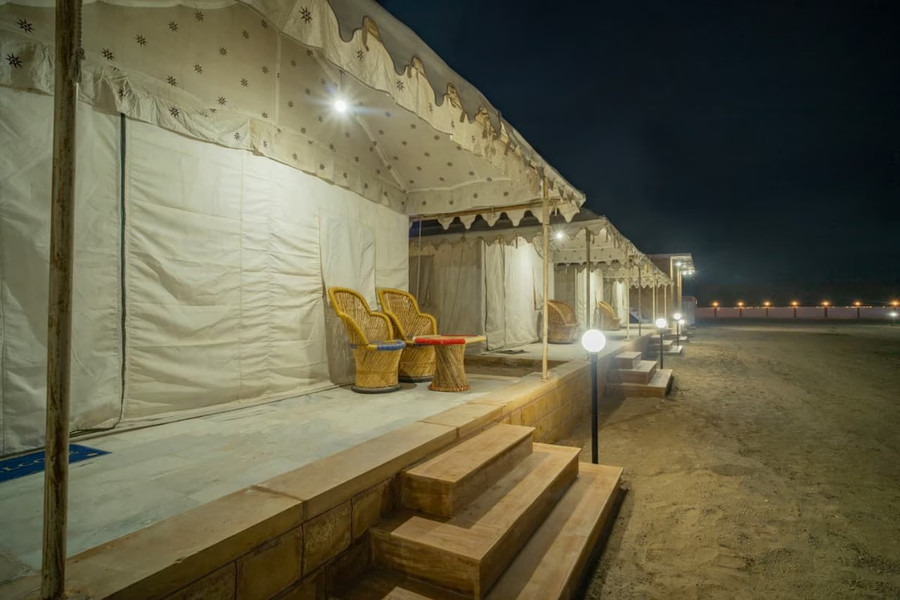 dusk n dunes thar desert camp