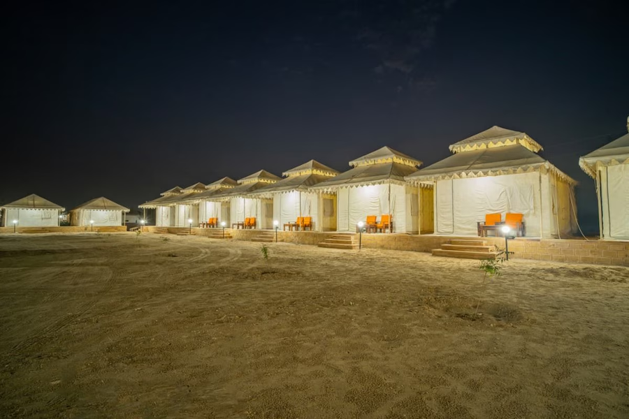 dusk n dunes thar desert camp