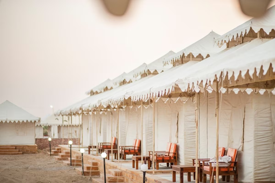 dusk n dunes thar desert camp