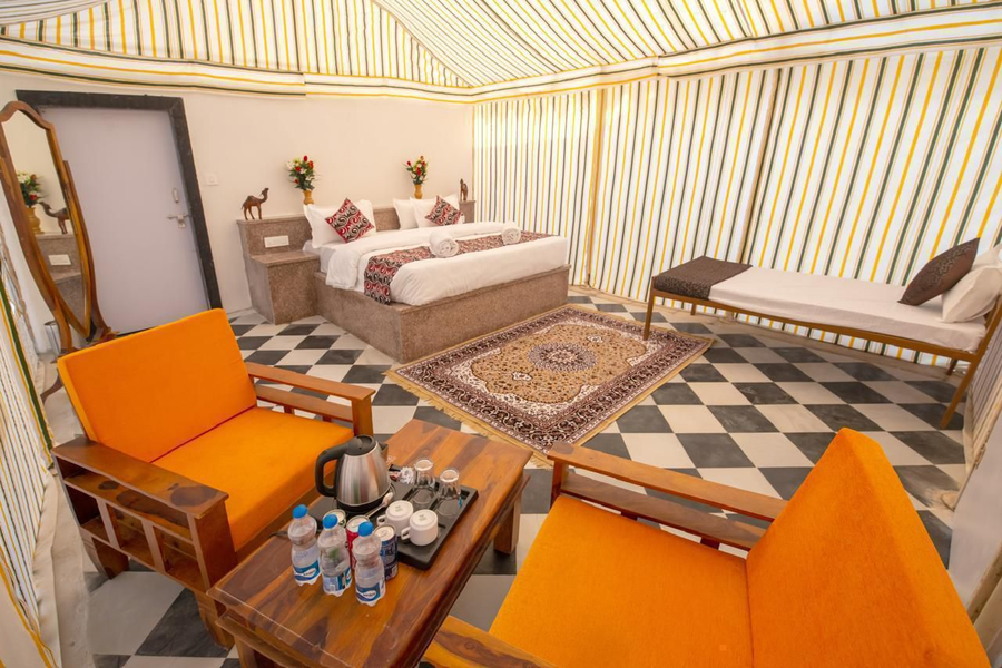 dusk n dunes thar desert camp