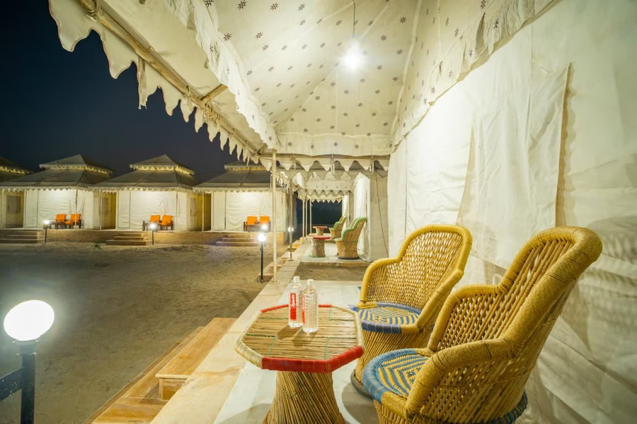 dusk n dunes thar desert camp