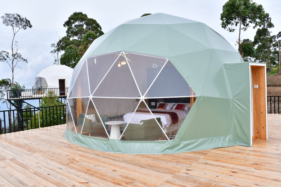 hillside escape glamping