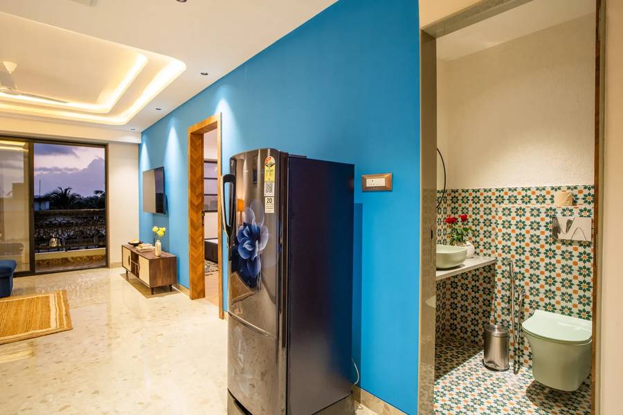 Elivaas 1 Bhk With Jacuzzi & Lift | Kamerios Brisa,Candolim Beach-North Goa,5 star