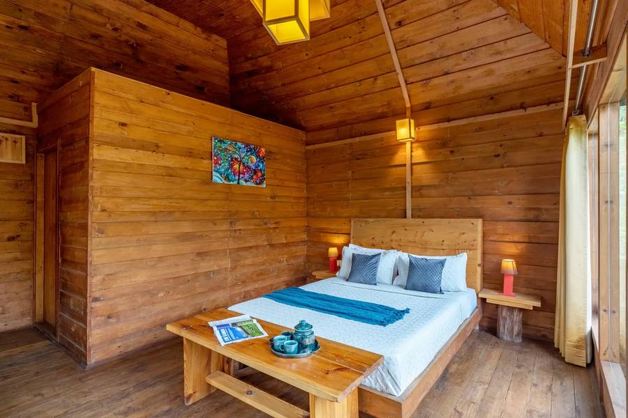 alaya stays cottage with tree house suro woodbine chalet