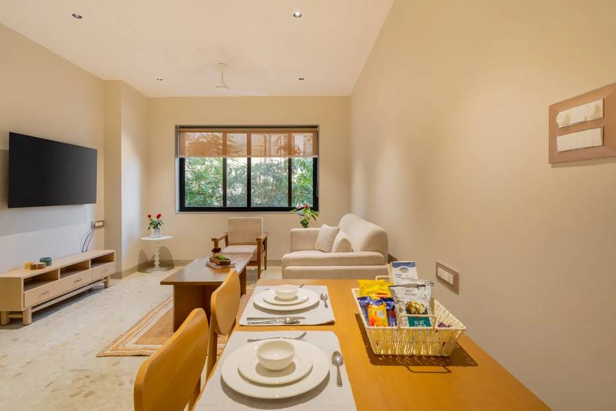 elivaas 1 bhk with rooftop pool kamerios verano