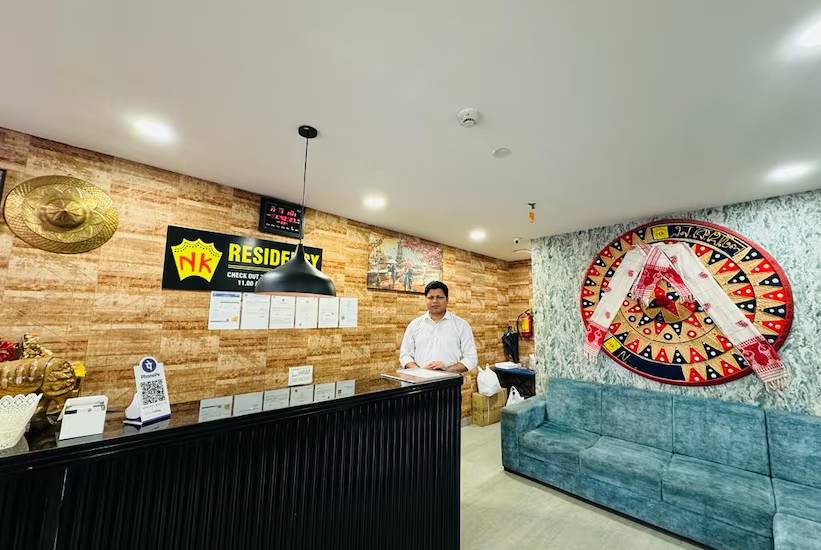 Nk Residency,Kahilipara,3 star
