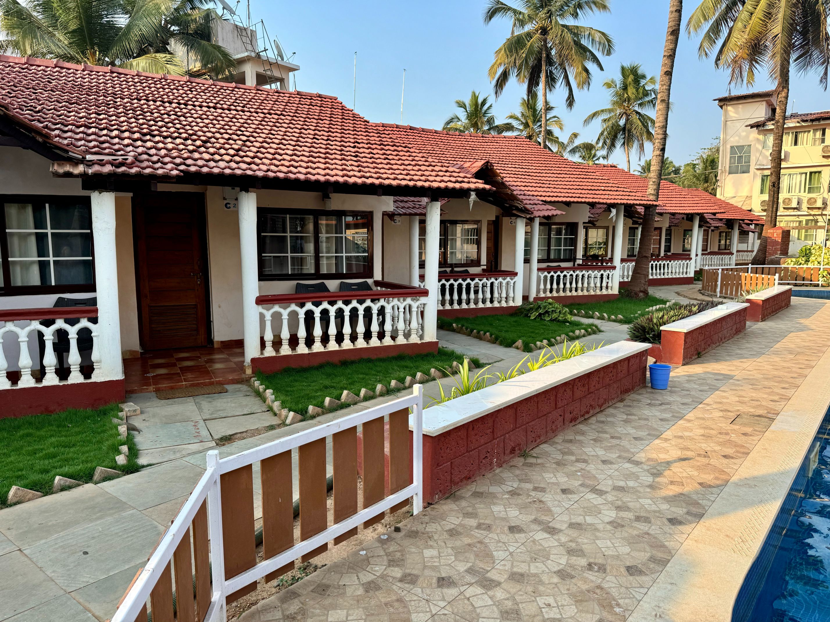 Serafinos Beach Resort,Colva Beach-South Goa,2 star