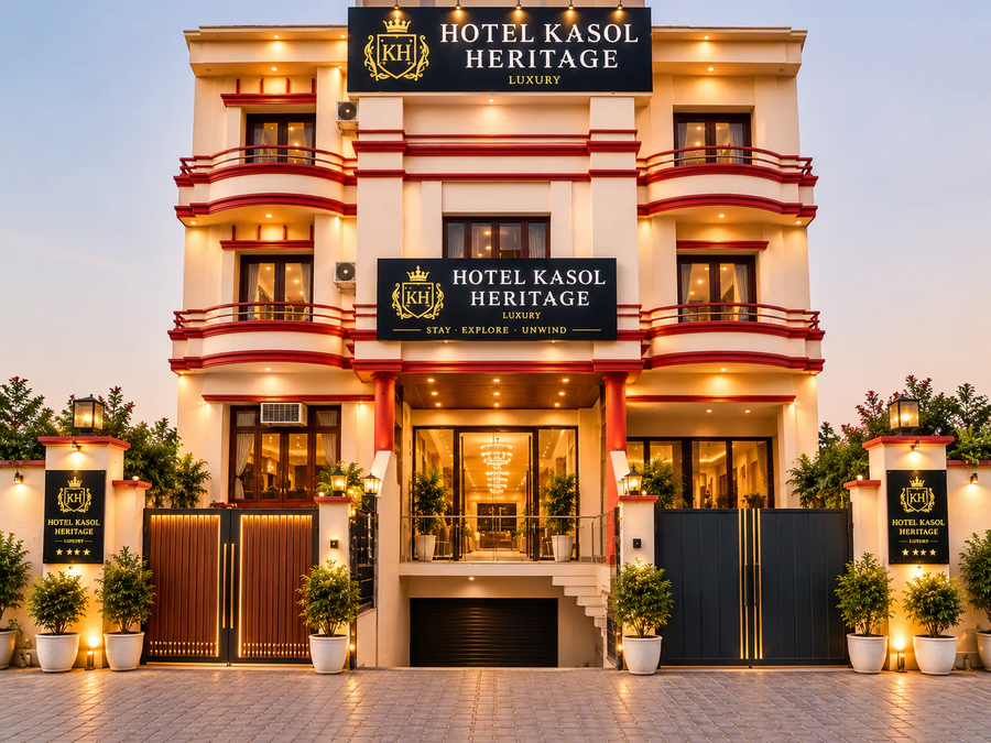 Hotel Kasol Heritage,Viraj Khand, Gomti Nagar, Lucknow, Uttar Pradesh 226010,3 star