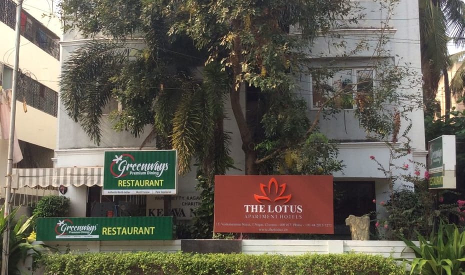 the lotus apartment hotel venkatraman street