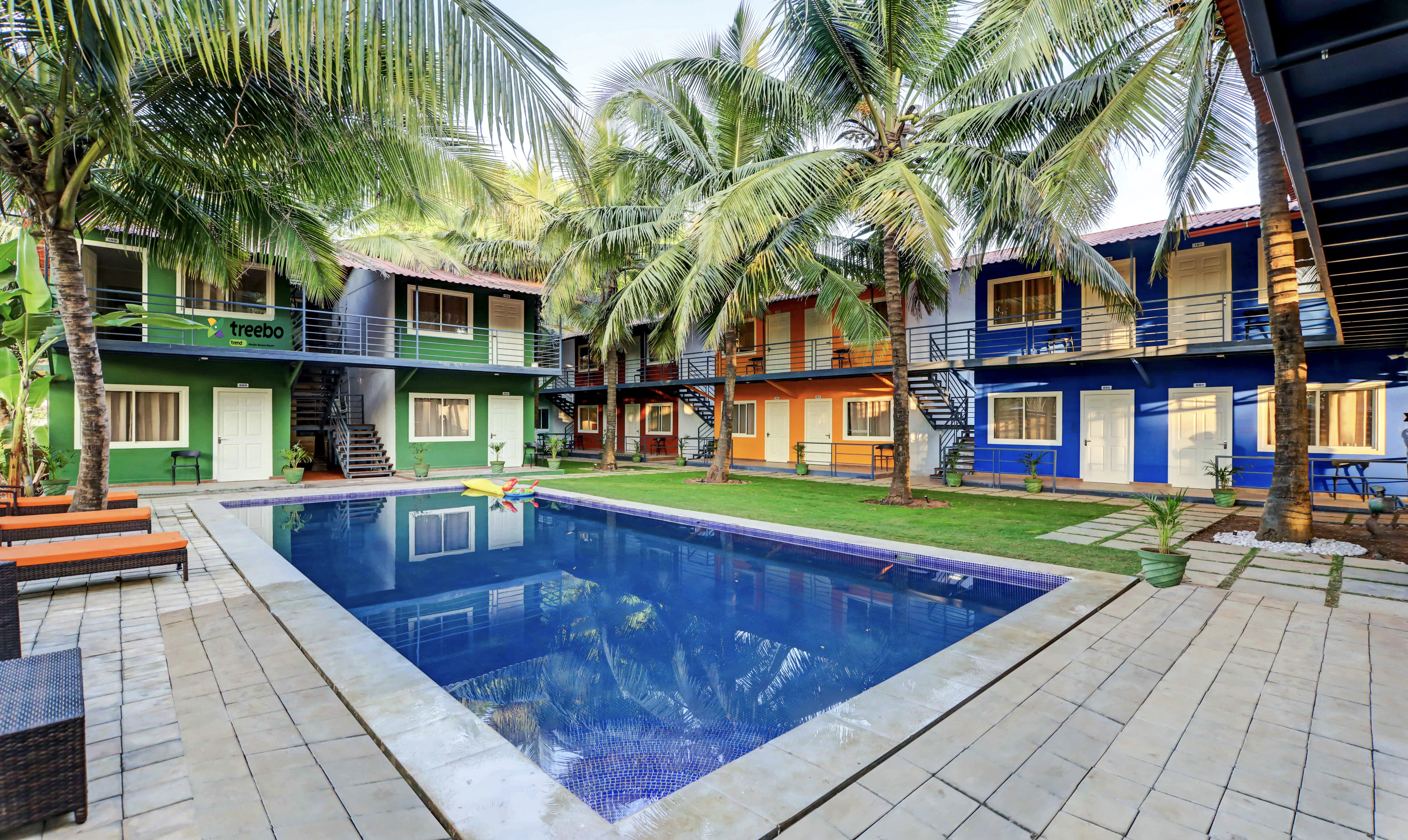 Treebo Morjim Banyan Resort Near Beach,Candolim Beach>>Candolim,3 star