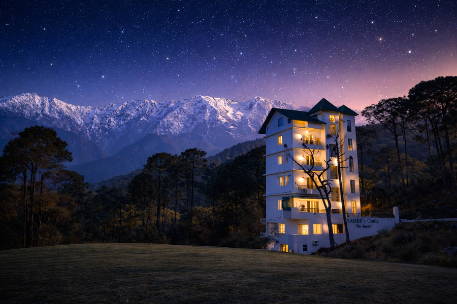 Hotel Saheb's Castle - Best Mountain View & Jacuzzi Suites, Mcleodganj,Satovari,3 star