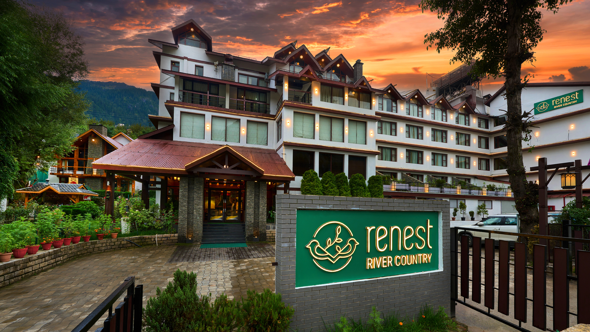 renest river country resort manali