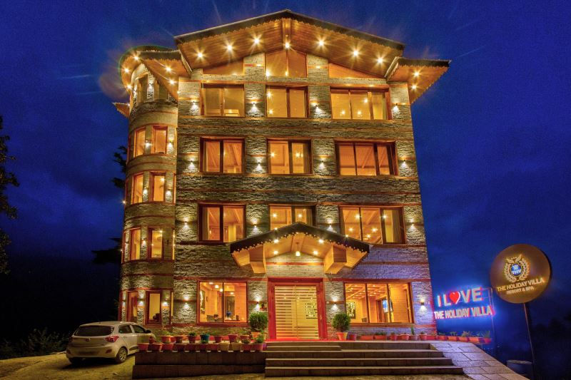 the holiday villa resorts and spa a centrally heated and air cooled
