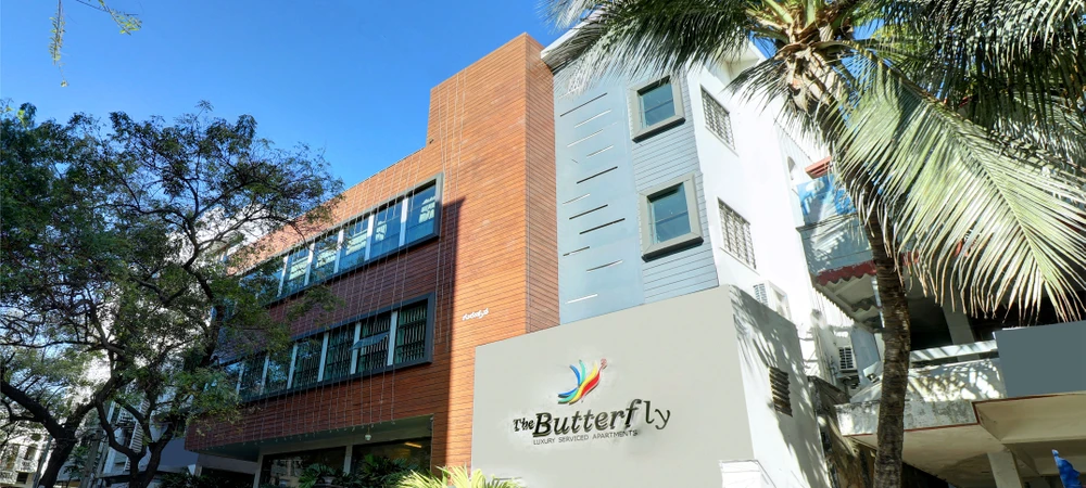 the butterfly luxury serviced apartment visakhapatnam