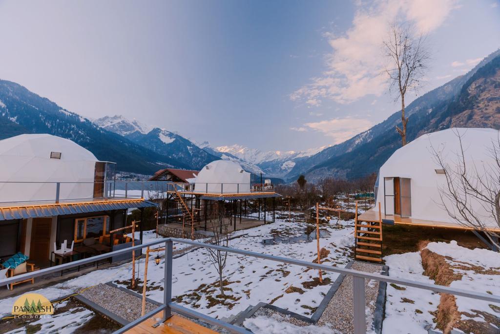 panaash eco world a luxury dome resort in manali