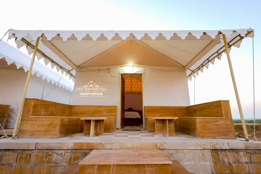 desert popular resort and camp