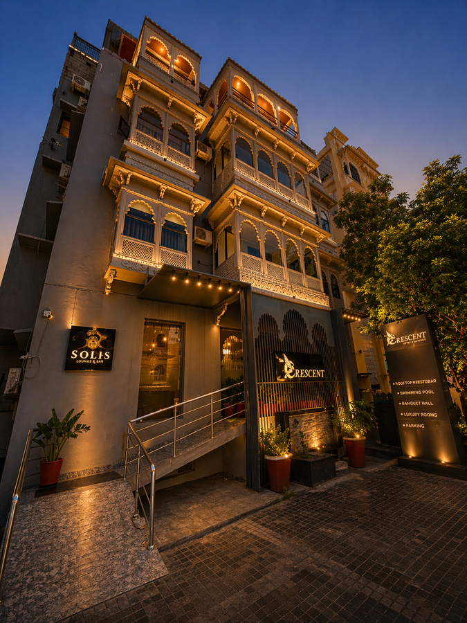 The Crescent Udaipur | Boutique Hotel Near Lake Pichola,Haridas Ji Ki Magri,4 star