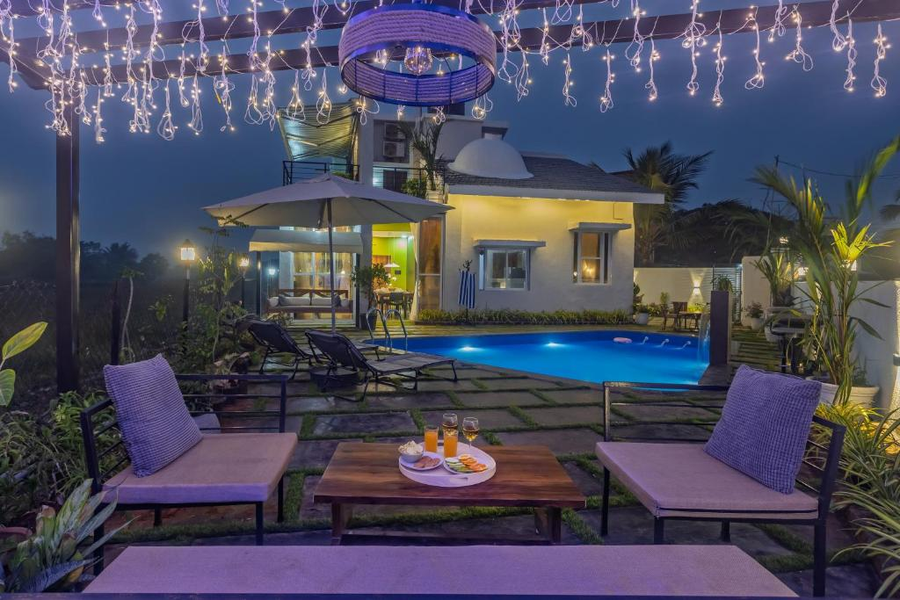 elivaas moonlit 3 bhk villa with jacuzzi and gazebo