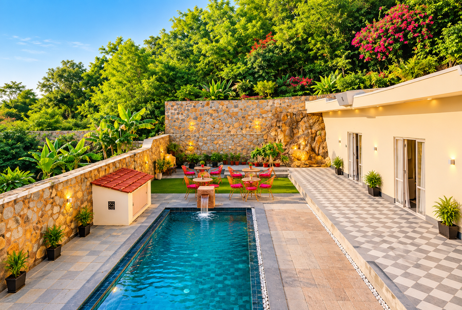 dancenter parijat villas and suites udaipur